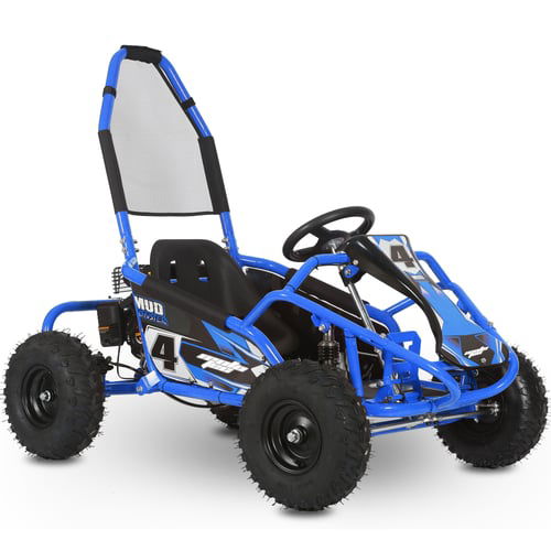 Interceptor Kids Gas Powered Go Kart, 2.5hp 4-Stroke, Full Suspension, Ages 6 and up