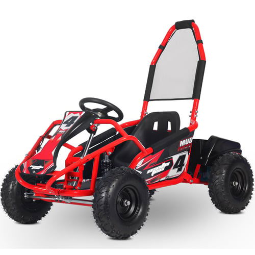 Interceptor Kids Electric Go Kart, 48v 1000w, Full Suspension, Ages 8 and up