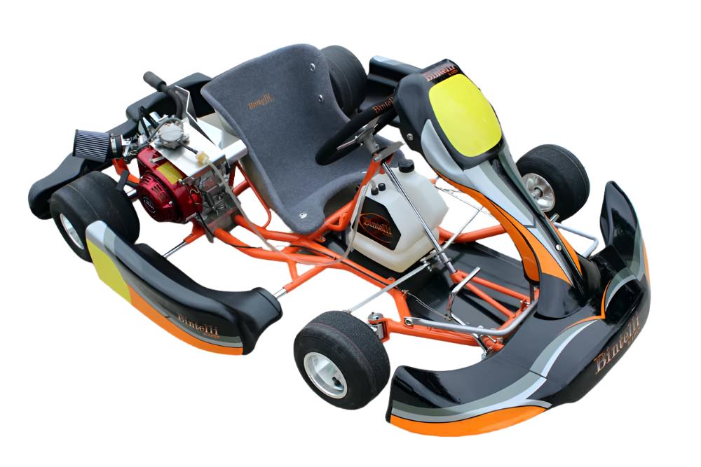 VS1 Adult Racing Go Kart, 196cc Clone Engine, Chrome Moly Steel Frame